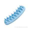 Brosse de bain de massage pour chats pour animaux de compagnie en caoutchouc doux